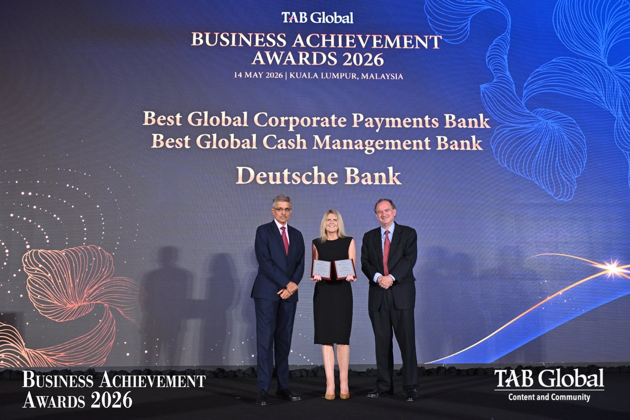 Deutsche Bank wins multiple accolades at The Asian Banker’s Global Business Achievement Awards 2026
