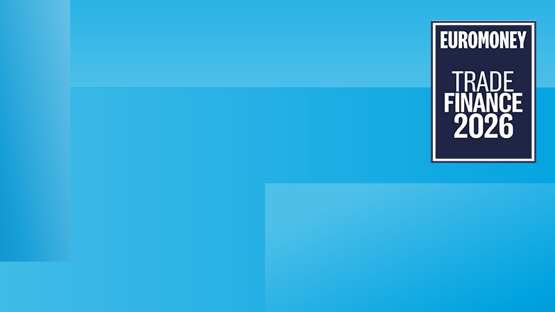 EuromoneyTrade Finance Award 2026 on a light blue background