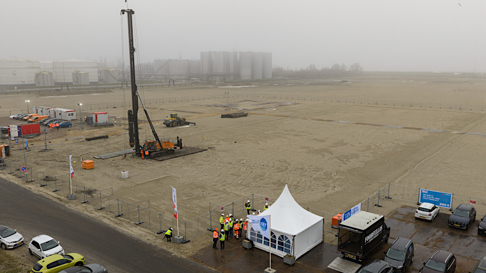site of new SAF facility in Delfzijl chemical park